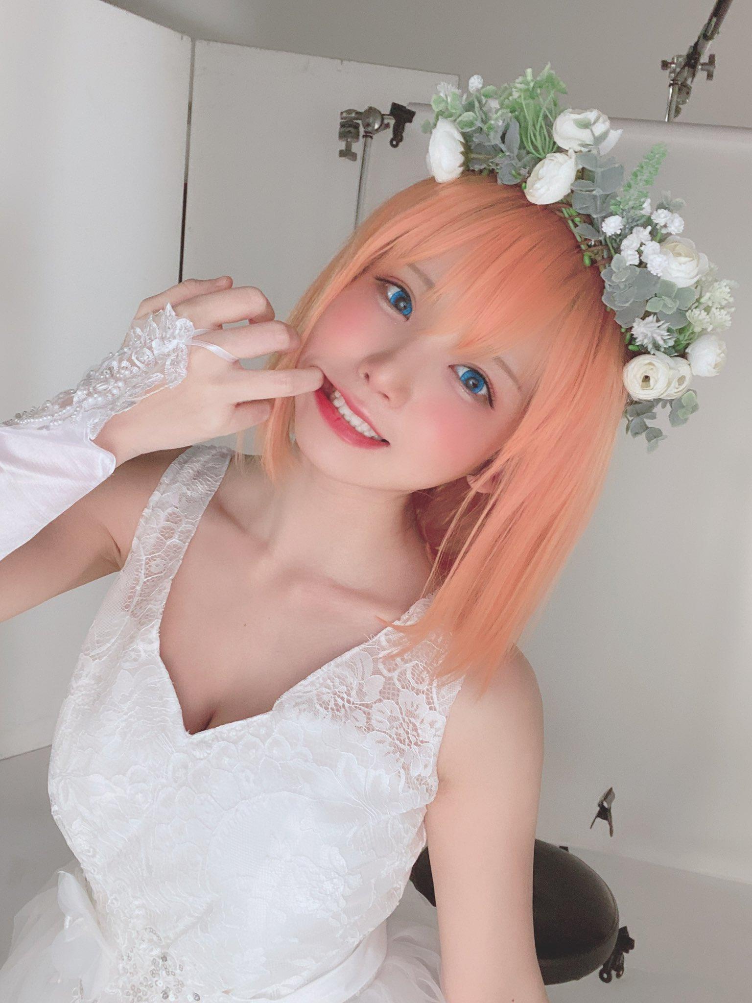 【Cosplay欣赏】五等分的花嫁，えなこ（enako）太可爱啦 嫁给我吧！