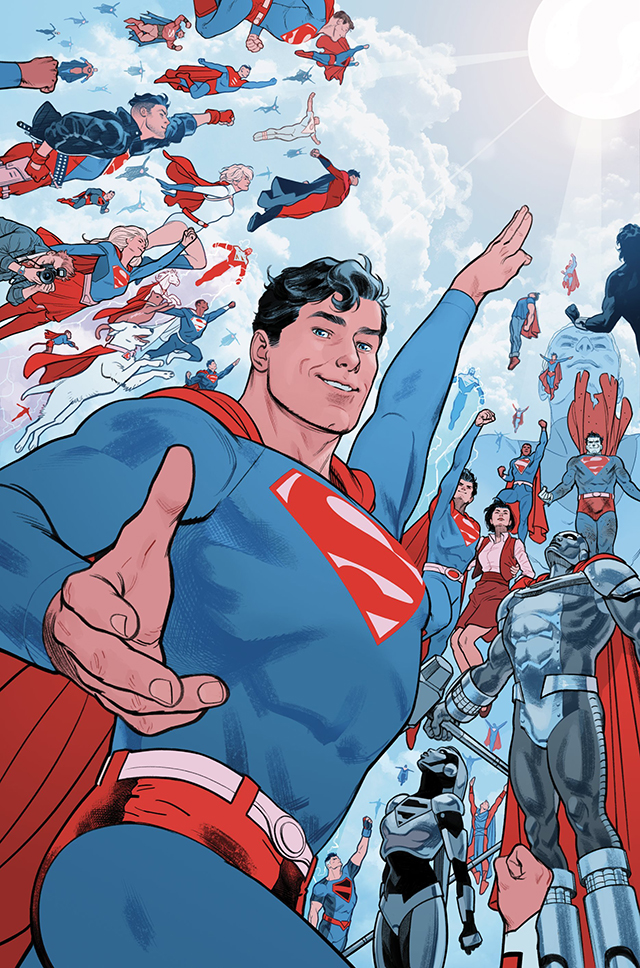 「超人：红与蓝」第六期正式封面宣布