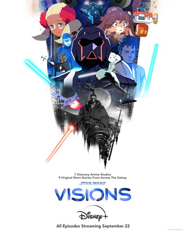 动画「星球大战：Visions」宣布双版本主视觉图