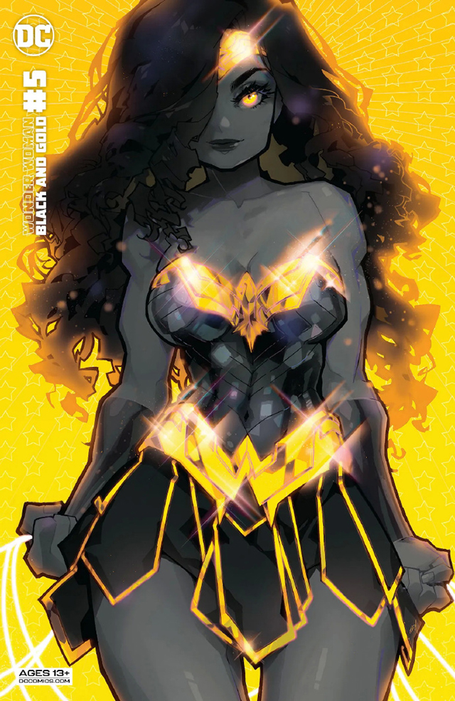 「神奇女侠：黑与金」第五期正式及变体封面宣布