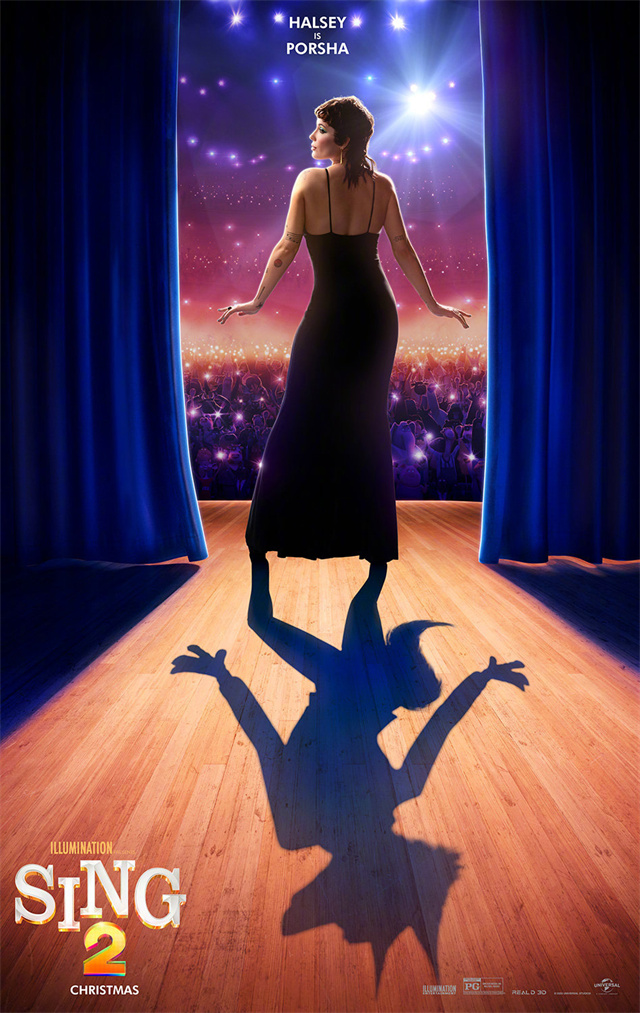 音乐动画电影「欢乐好声音2」发布阵容海报