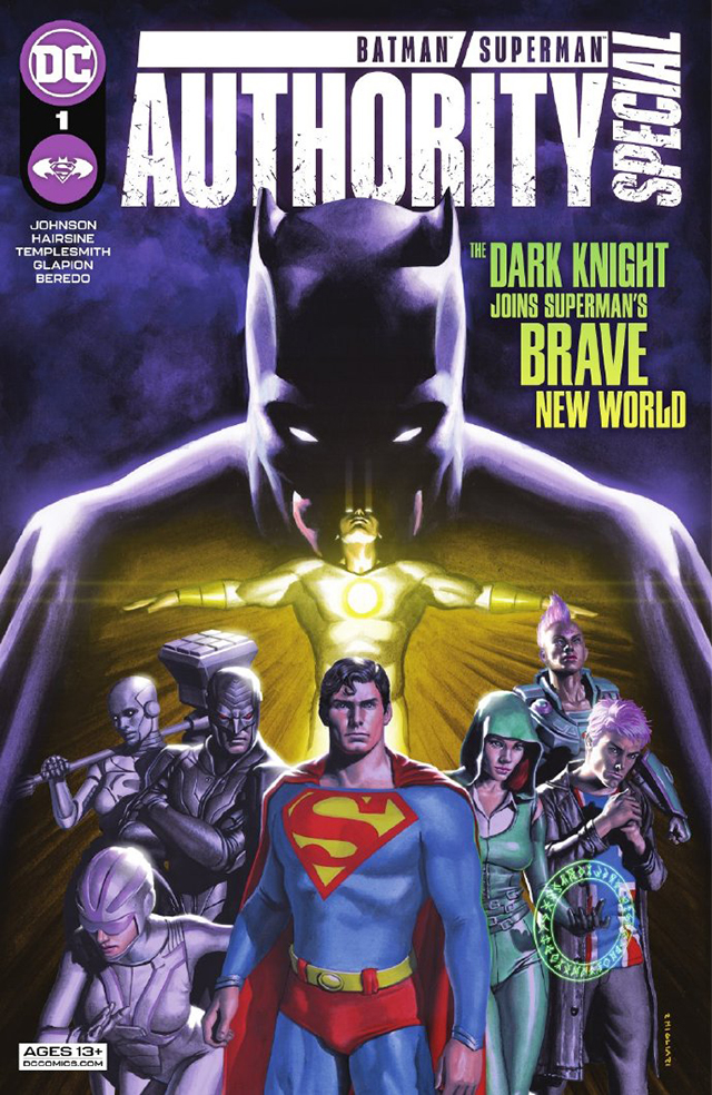 DC漫画「蝙蝠侠/超人：权力战队特刊」正式封面宣布