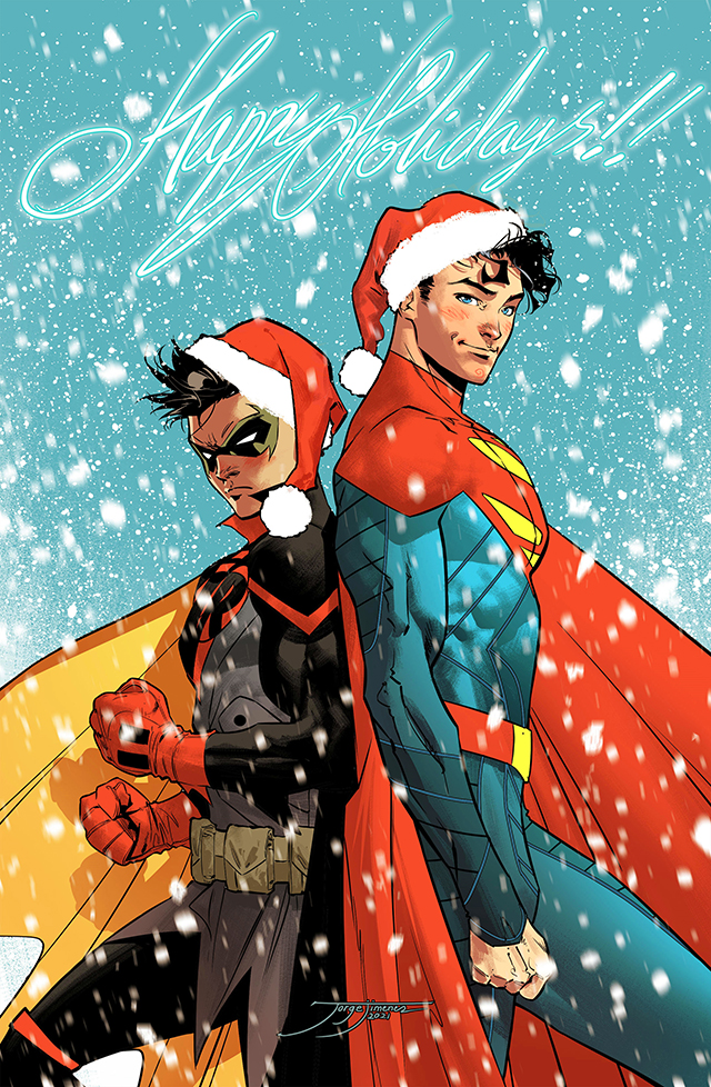 知名画师绘制DC漫画圣诞贺图宣布