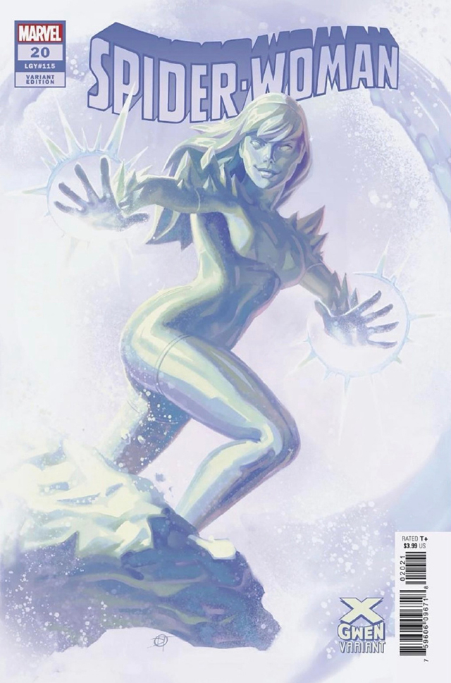「蜘蛛女侠」第20期「冰人」格温主题变体封面宣布