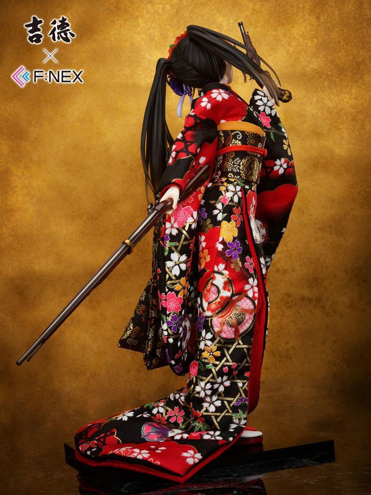 吉德×F:NEX《约会大作战DATE A LIVE》时崎狂三 -日本人形- 1/4比例手办，2022年12月发售！