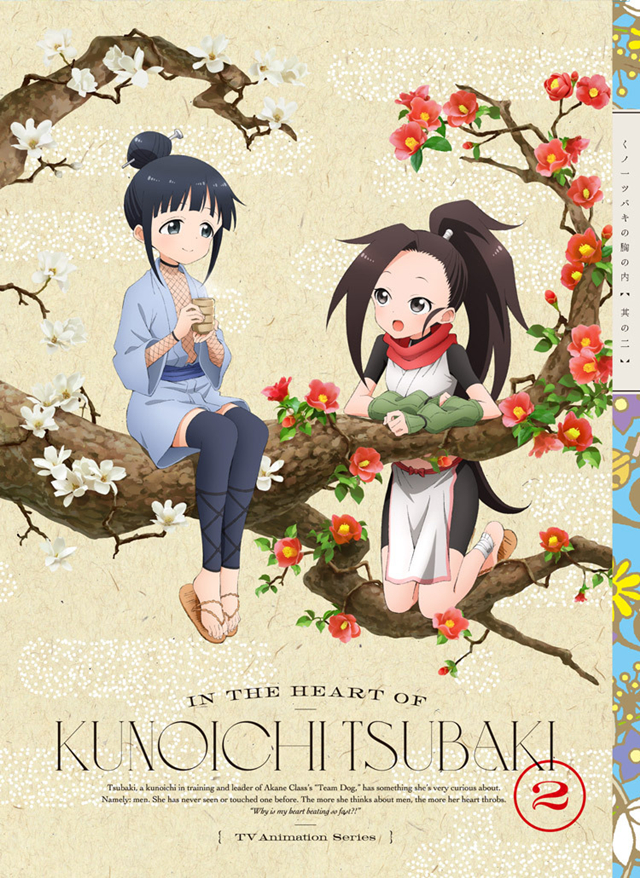 动画「女忍者椿的心事」宣布第2卷Blu-ray&amp;DVD封面图