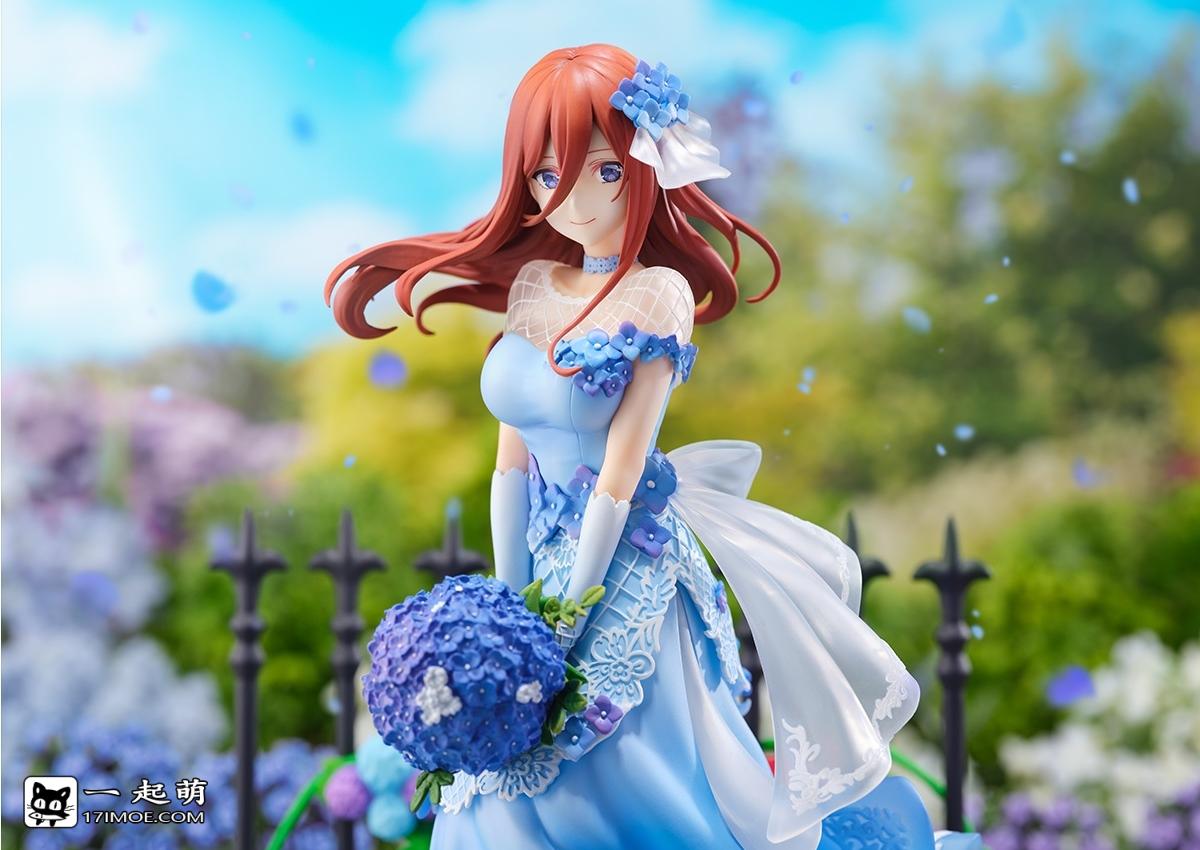 eStream《五等分的新娘 剧场版》中野三玖 -Floral Dress Ver. 1/7比例手办，2024年3月下旬发售！